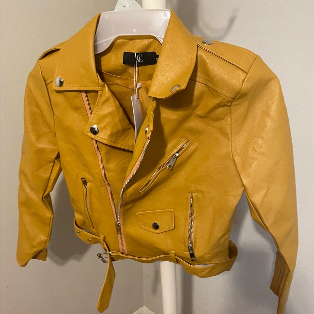 Carmen’s Leather Biker Jacket NWT size M